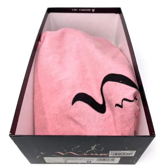 Nina Shoes Fashion-LS Chocolate Luste Heels Sz 7 - Picture 8 of 8